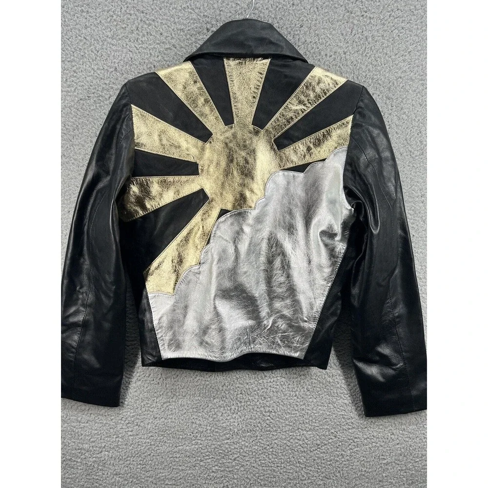 Free People Pierre Rioufol Sun Shining Leather Jacket